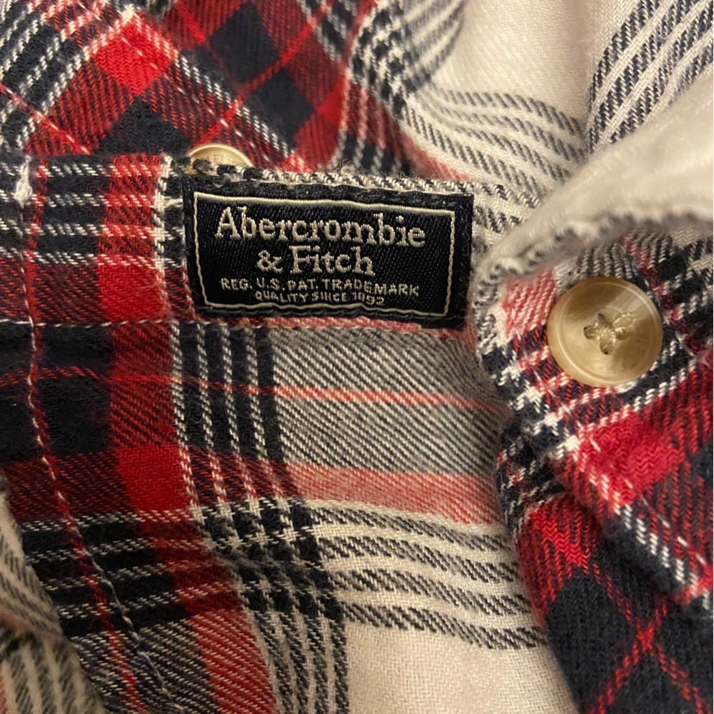 Abercrombie & Fitch Size Small Long Sleeves Button Down Tartan Print Shirt - Picture 5 of 8